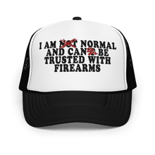 Load image into Gallery viewer, FIREARMS HAT - FREDDIE&#39;SFIREARMS HATFREDDIE&#39;SFREDDIE&#39;S6494987_15908Black / White / BlackFIREARMS HAT - FREDDIE&#39;SFIREARMS HATFREDDIE&#39;SFREDDIE&#39;S6494987_15908Black / White / BlackFIREARMS HAT
