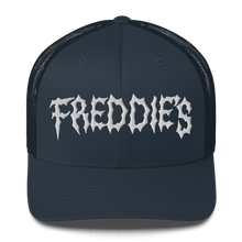 Load image into Gallery viewer, FREDDIE&#39;S 2023 TRUCKER CAP - FREDDIE&#39;SFREDDIE&#39;S 2023 TRUCKER CAPFREDDIE&#39;SFREDDIE&#39;S6258585_8751NavyFREDDIE&#39;S 2023 TRUCKER CAP - FREDDIE&#39;SFREDDIE&#39;S 2023 TRUCKER CAPFREDDIE&#39;SFREDDIE&#39;S6258585_8751NavyFREDDIE&#39;S 2023 TRUCKER CAP - FREDDIE&#39;SFREDDIE&#39;S 2023 TRUCKER CAPFREDDIE&#39;SFREDDIE&#39;S6258585_8751NavyFREDDIE&#39;S 2023 TRUCKER CAP
