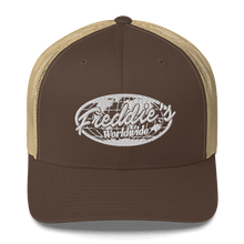 Load image into Gallery viewer, FREDDIE&#39;S WORLDWIDE TRUCKER CAP - FREDDIE&#39;SFREDDIE&#39;S WORLDWIDE TRUCKER CAPFREDDIE&#39;SFREDDIE&#39;S3462924_8749Brown/ KhakiFREDDIE&#39;S WORLDWIDE TRUCKER CAP - FREDDIE&#39;SFREDDIE&#39;S WORLDWIDE TRUCKER CAPFREDDIE&#39;SFREDDIE&#39;S3462924_8749Brown/ KhakiFREDDIE&#39;S WORLDWIDE TRUCKER CAP - FREDDIE&#39;SFREDDIE&#39;S WORLDWIDE TRUCKER CAPFREDDIE&#39;SFREDDIE&#39;S3462924_8749Brown/ KhakiFREDDIE&#39;S WORLDWIDE TRUCKER CAP
