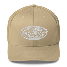 Load image into Gallery viewer, FREDDIE&#39;S WORLDWIDE TRUCKER CAP - FREDDIE&#39;SFREDDIE&#39;S WORLDWIDE TRUCKER CAPFREDDIE&#39;SFREDDIE&#39;S3462924_8752KhakiFREDDIE&#39;S WORLDWIDE TRUCKER CAP - FREDDIE&#39;SFREDDIE&#39;S WORLDWIDE TRUCKER CAPFREDDIE&#39;SFREDDIE&#39;S3462924_8752KhakiFREDDIE&#39;S WORLDWIDE TRUCKER CAP - FREDDIE&#39;SFREDDIE&#39;S WORLDWIDE TRUCKER CAPFREDDIE&#39;SFREDDIE&#39;S3462924_8752KhakiFREDDIE&#39;S WORLDWIDE TRUCKER CAP
