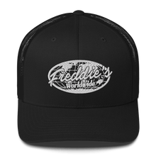 Load image into Gallery viewer, FREDDIE&#39;S WORLDWIDE TRUCKER CAP - FREDDIE&#39;SFREDDIE&#39;S WORLDWIDE TRUCKER CAPFREDDIE&#39;SFREDDIE&#39;S3462924_8747BlackFREDDIE&#39;S WORLDWIDE TRUCKER CAP - FREDDIE&#39;SFREDDIE&#39;S WORLDWIDE TRUCKER CAPFREDDIE&#39;SFREDDIE&#39;S3462924_8747BlackFREDDIE&#39;S WORLDWIDE TRUCKER CAP - FREDDIE&#39;SFREDDIE&#39;S WORLDWIDE TRUCKER CAPFREDDIE&#39;SFREDDIE&#39;S3462924_8747BlackFREDDIE&#39;S WORLDWIDE TRUCKER CAP
