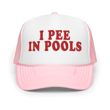 Load image into Gallery viewer, I PEE IN POOLS HAT - FREDDIE&#39;SI PEE IN POOLS HATFREDDIE&#39;SFREDDIE&#39;S1455428_16750Light Pink / White / Light PinkI PEE IN POOLS HAT
