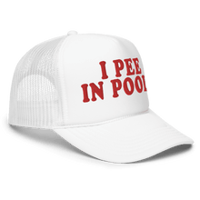 Load image into Gallery viewer, I PEE IN POOLS HAT - FREDDIE&#39;SI PEE IN POOLS HATFREDDIE&#39;SFREDDIE&#39;S1455428_15905WhiteI PEE IN POOLS HAT
