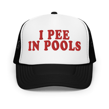 Load image into Gallery viewer, I PEE IN POOLS HAT - FREDDIE&#39;SI PEE IN POOLS HATFREDDIE&#39;SFREDDIE&#39;S1455428_15908Black / White / BlackI PEE IN POOLS HAT
