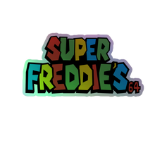 Load image into Gallery viewer, SUPER FREDDIE&#39;S 64 HOLOGRAPHIC STICKER
