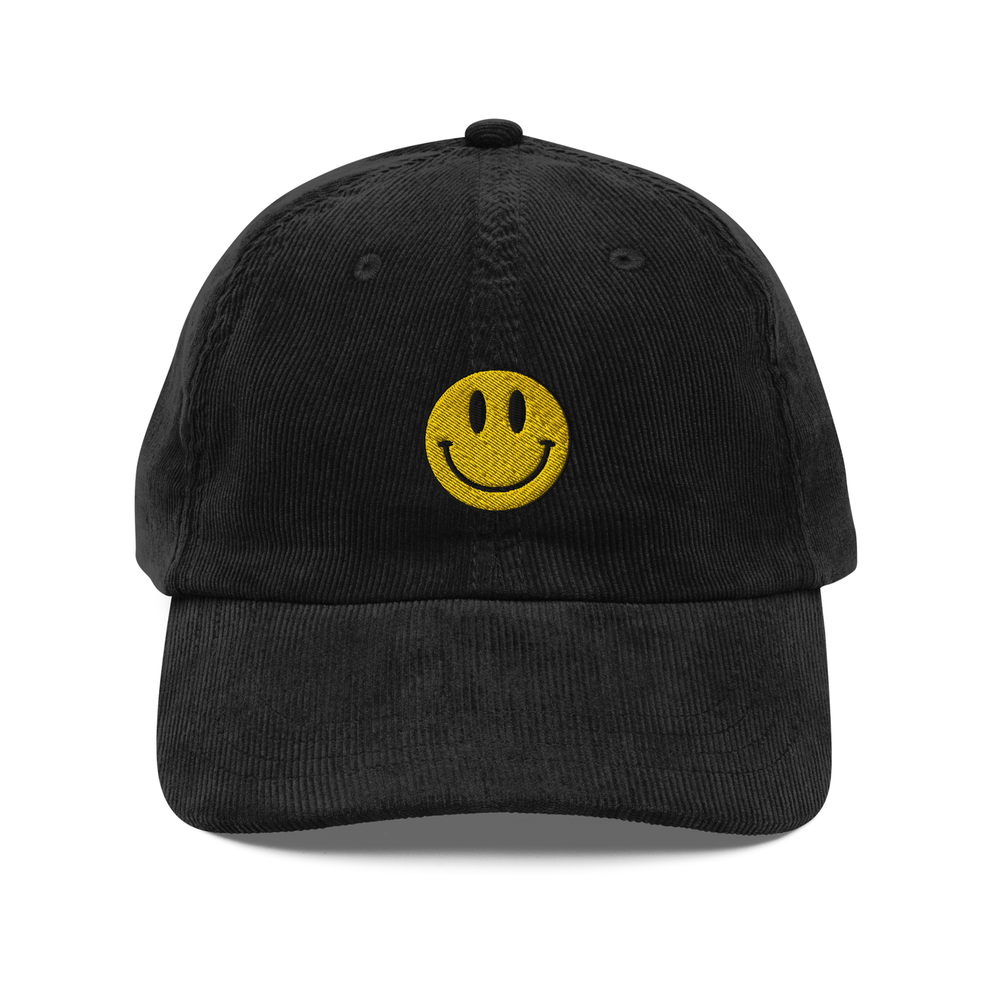 SMILEY CORDUROY CAP