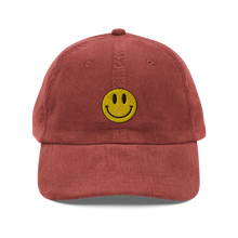 Load image into Gallery viewer, SMILEY CORDUROY CAP
