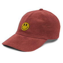 Load image into Gallery viewer, SMILEY CORDUROY CAP
