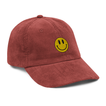 Load image into Gallery viewer, SMILEY CORDUROY CAP
